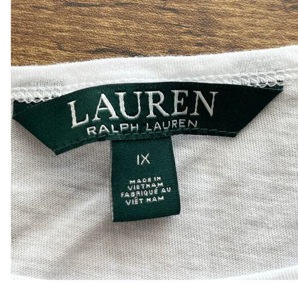 Lauren Ralph Lauren woman’s 1 X White Short Vent Sleeves Hiking/Outdoors - Picture 3 of 9